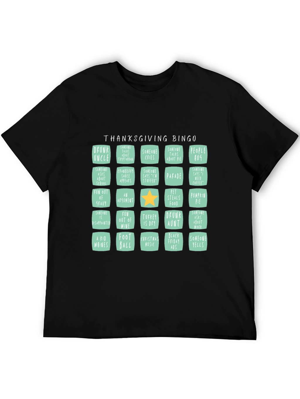 Thanksgiving Bingo T-Shirt: Holiday Fun