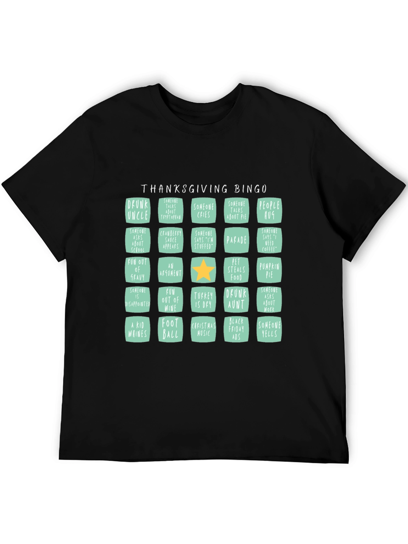 Thanksgiving Bingo T-Shirt: Holiday Fun