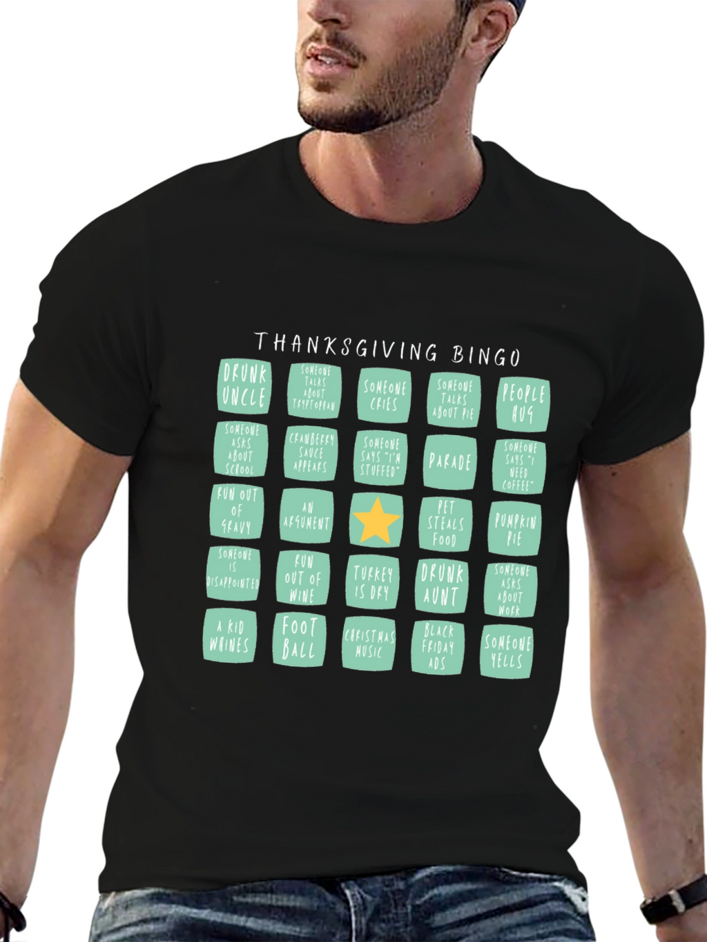 Thanksgiving Bingo T-Shirt: Holiday Fun