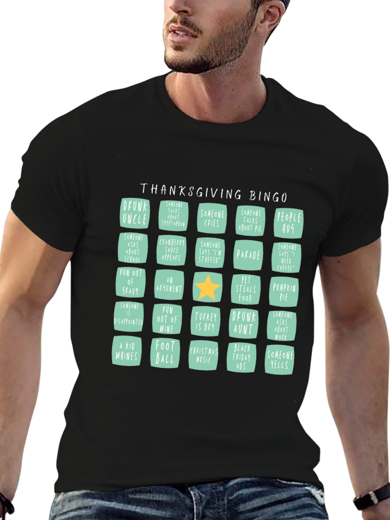 Thanksgiving Bingo T-Shirt: Holiday Fun