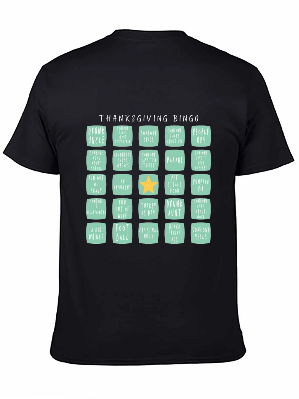 Thanksgiving Bingo T-Shirt: Holiday Fun