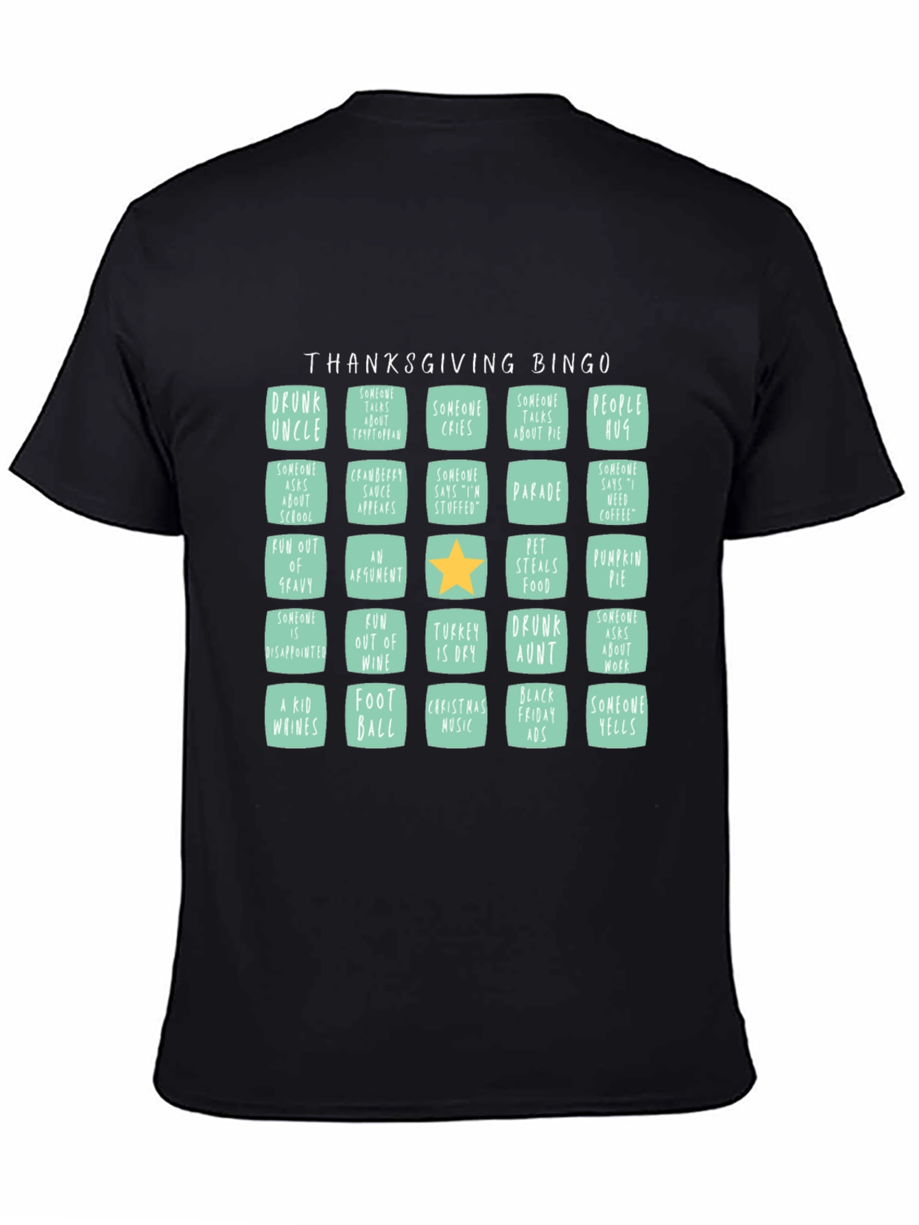 Thanksgiving Bingo T-Shirt: Holiday Fun