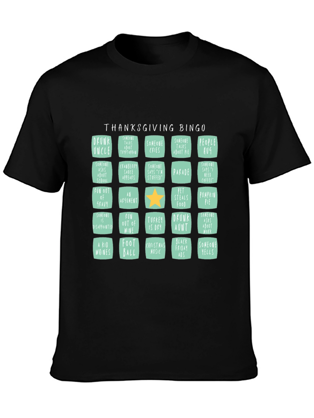 Thanksgiving Bingo T-Shirt: Holiday Fun