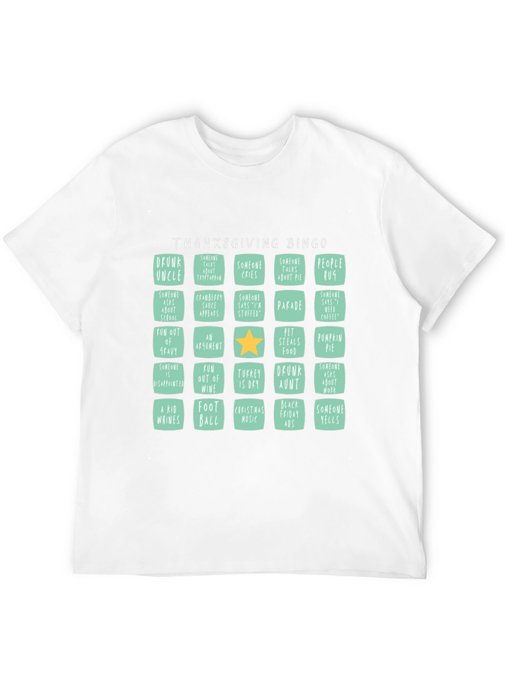 Thanksgiving Bingo T-Shirt: Holiday Fun
