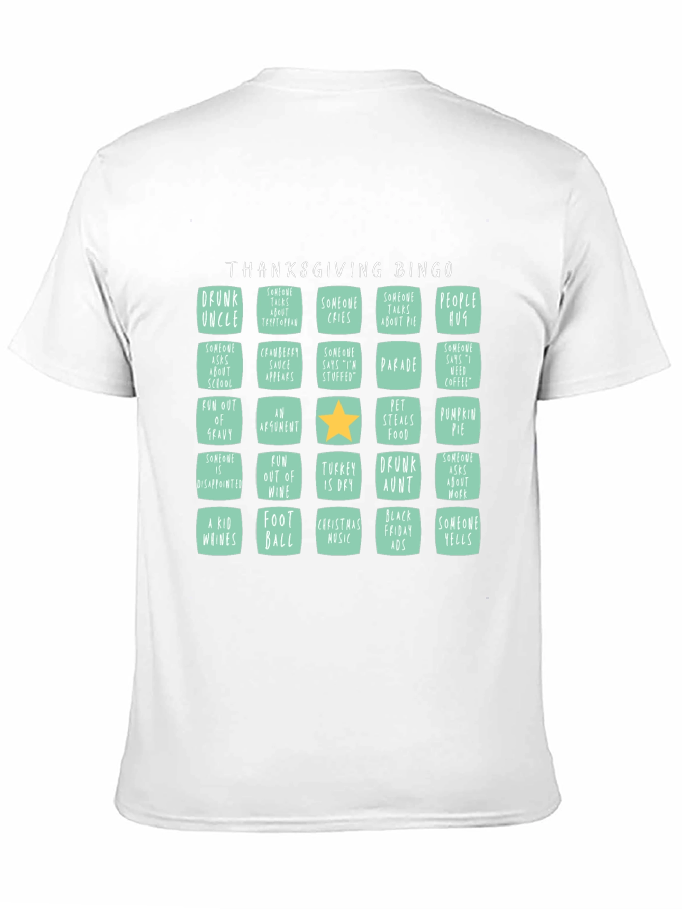 Thanksgiving Bingo T-Shirt: Holiday Fun