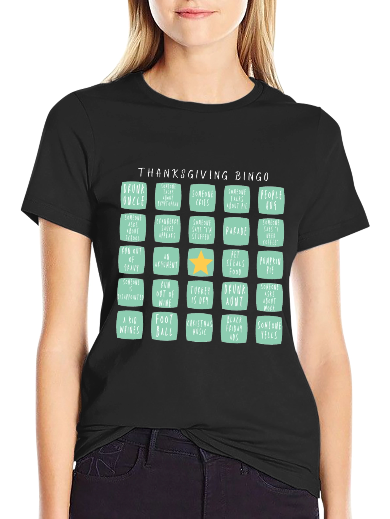 Thanksgiving Bingo T-Shirt: Holiday Fun