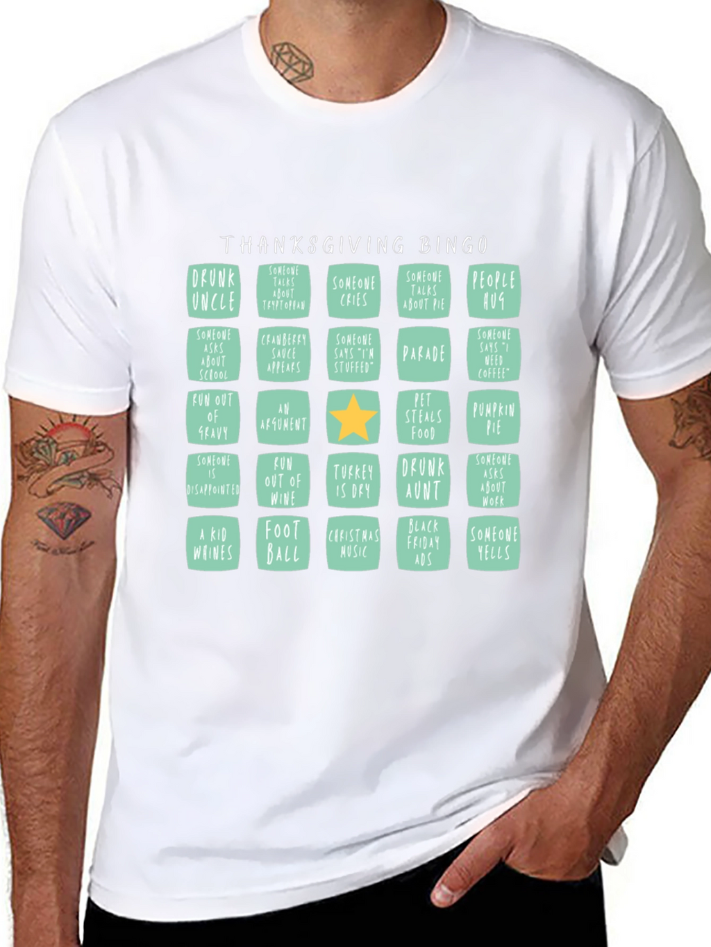 Thanksgiving Bingo T-Shirt: Holiday Fun