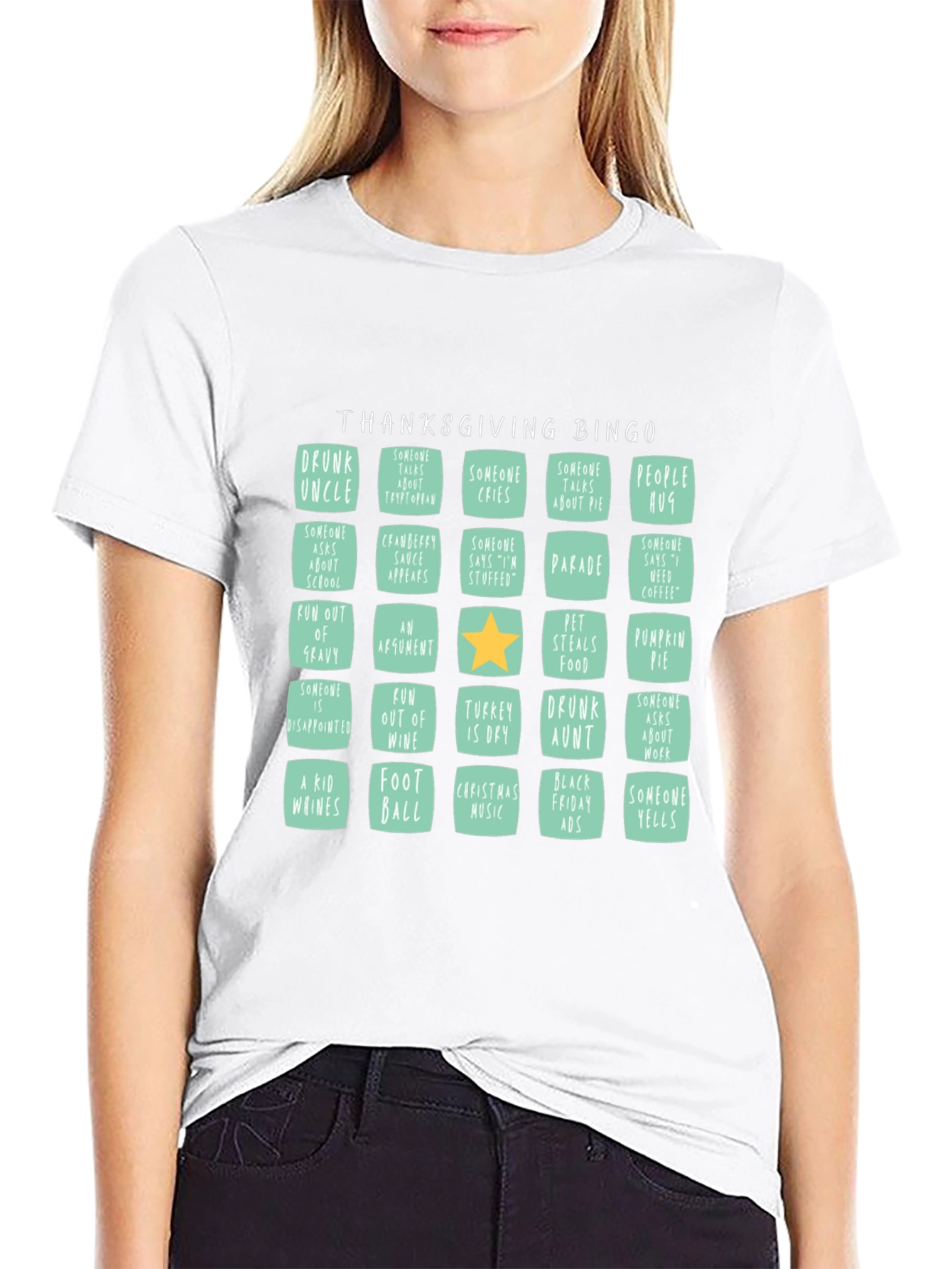 Thanksgiving Bingo T-Shirt: Holiday Fun
