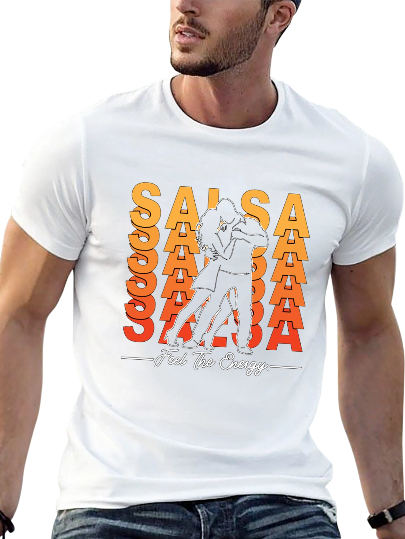 Salsa Dance Graphic T-Shirt - Feel the Energy!