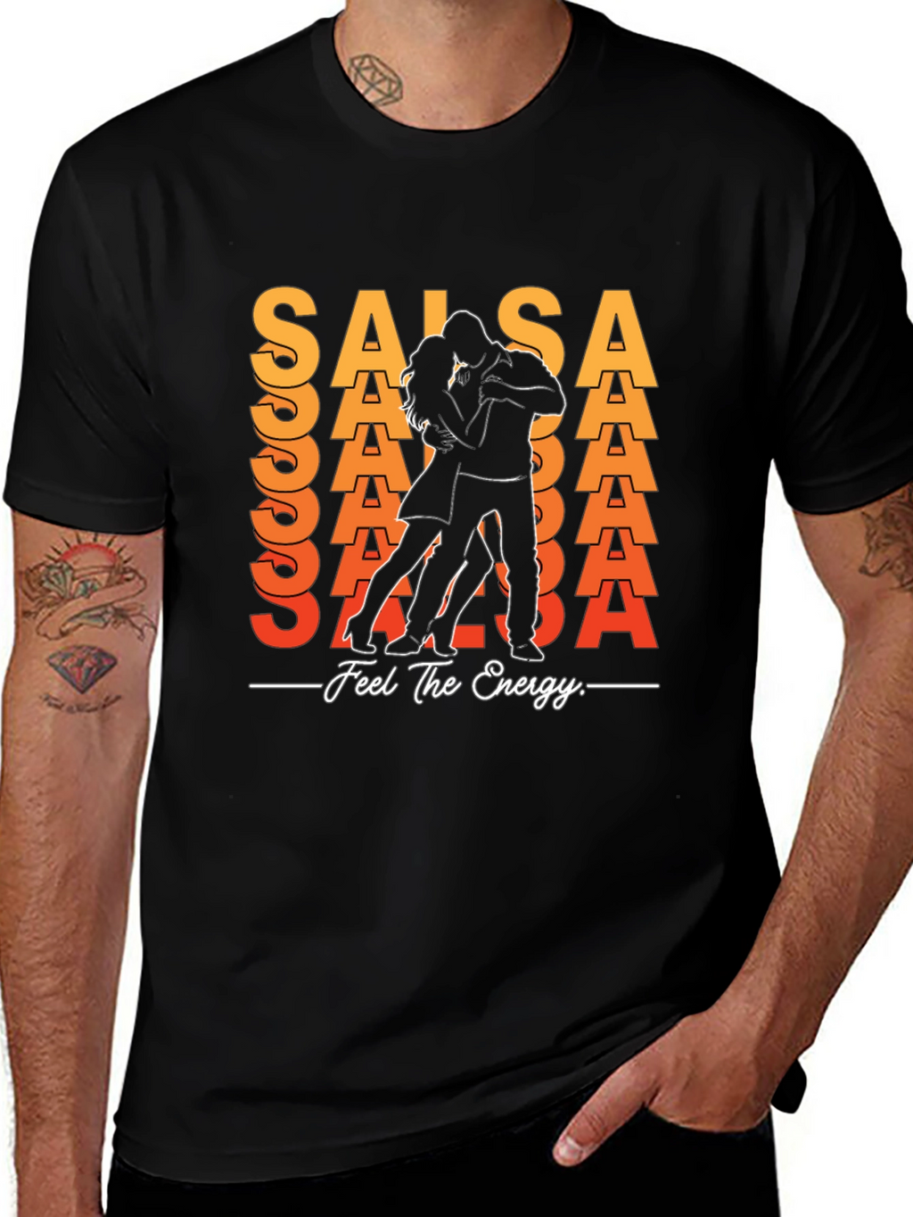 Salsa Dance Graphic T-Shirt - Feel the Energy!