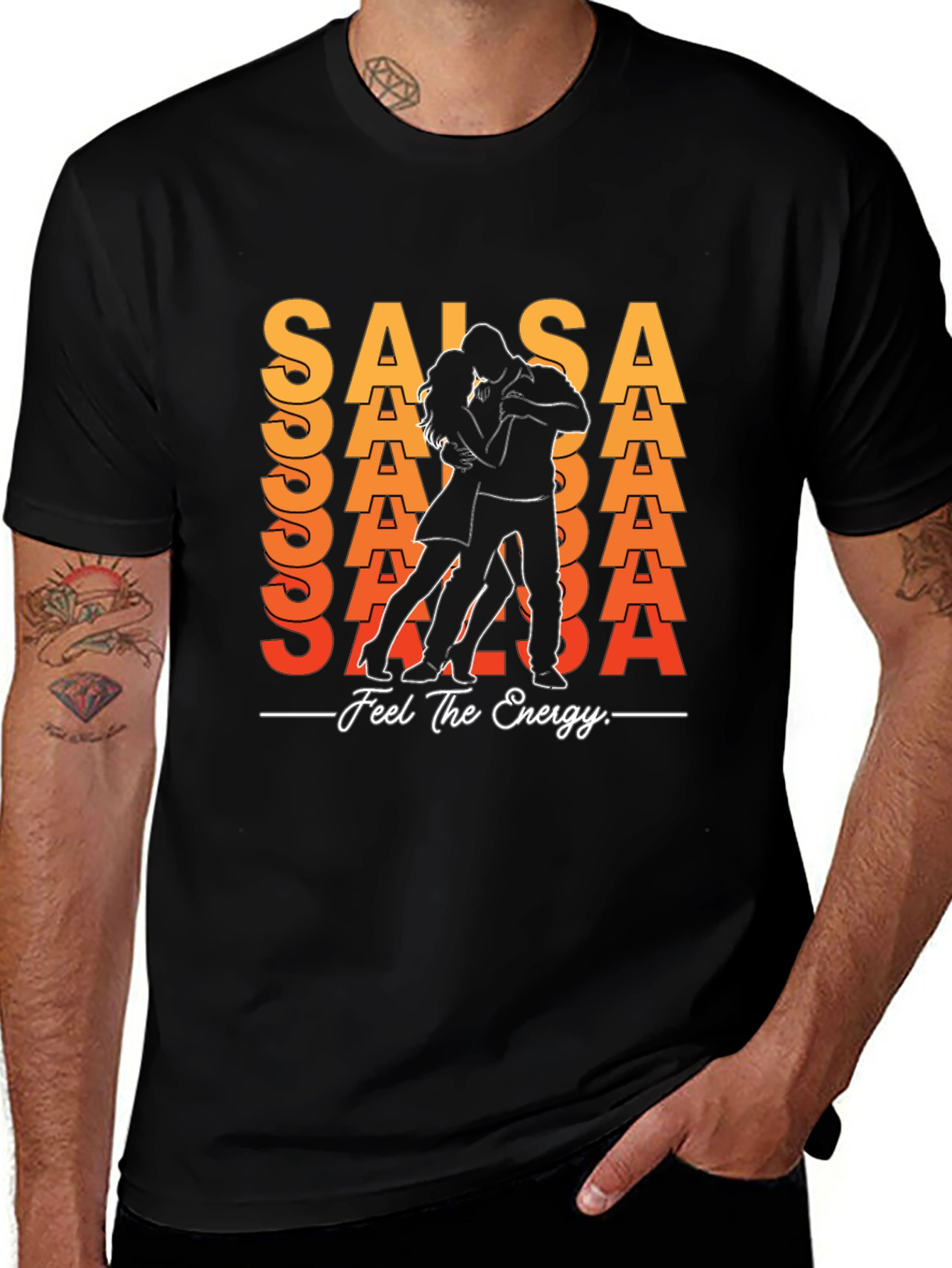 Salsa Dance Graphic T-Shirt - Feel the Energy!