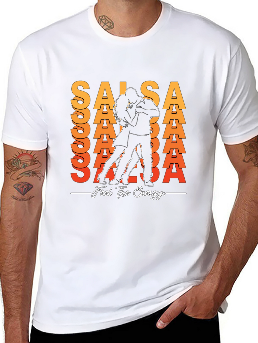 Salsa Dance Graphic T-Shirt - Feel the Energy!