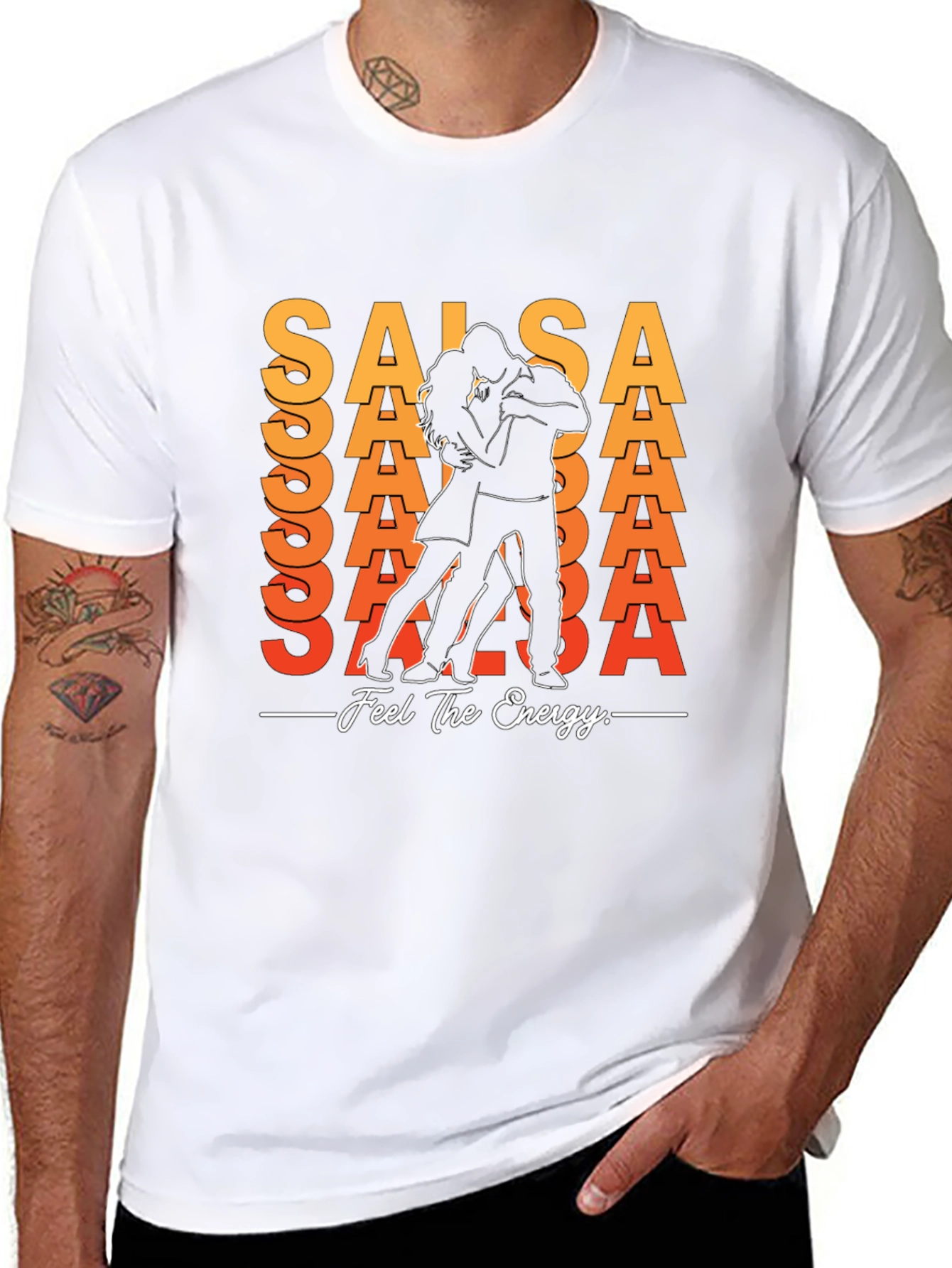 Salsa Dance Graphic T-Shirt - Feel the Energy!