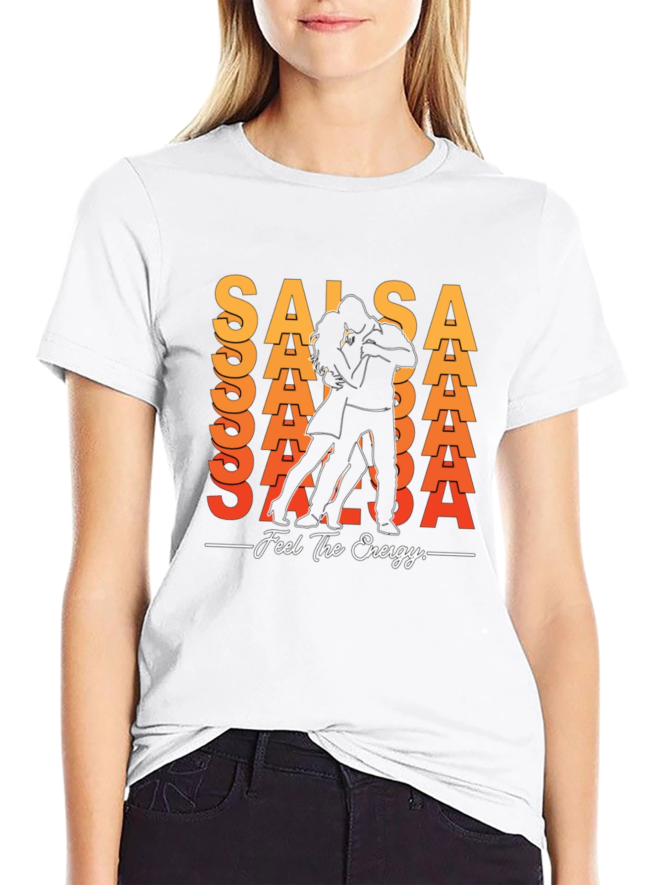 Salsa Dance Graphic T-Shirt - Feel the Energy!