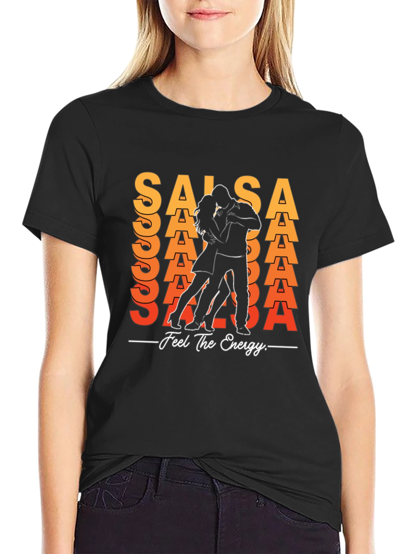 Salsa Dance Graphic T-Shirt - Feel the Energy!