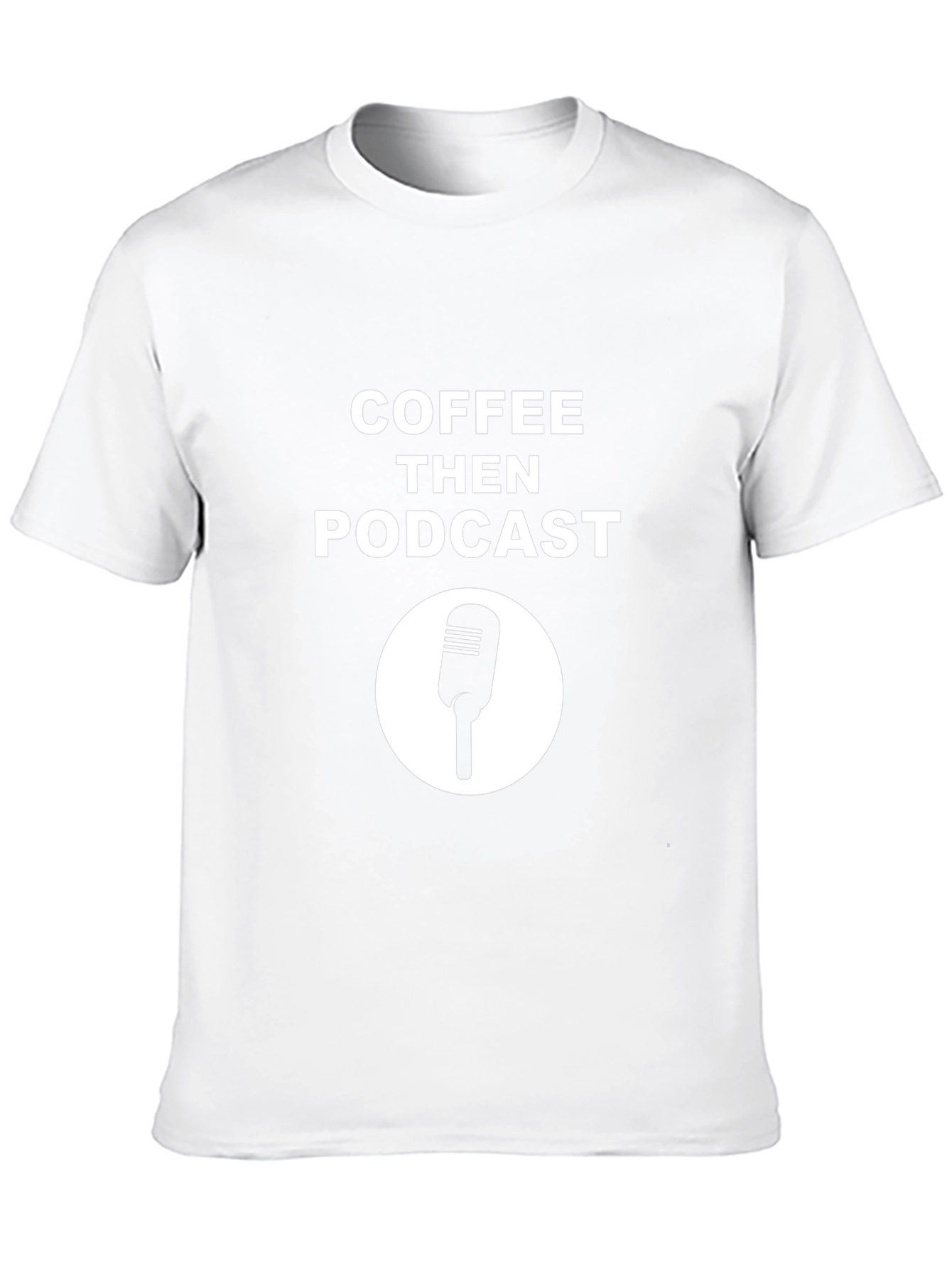 Coffee Then Podcast Black T-Shirt