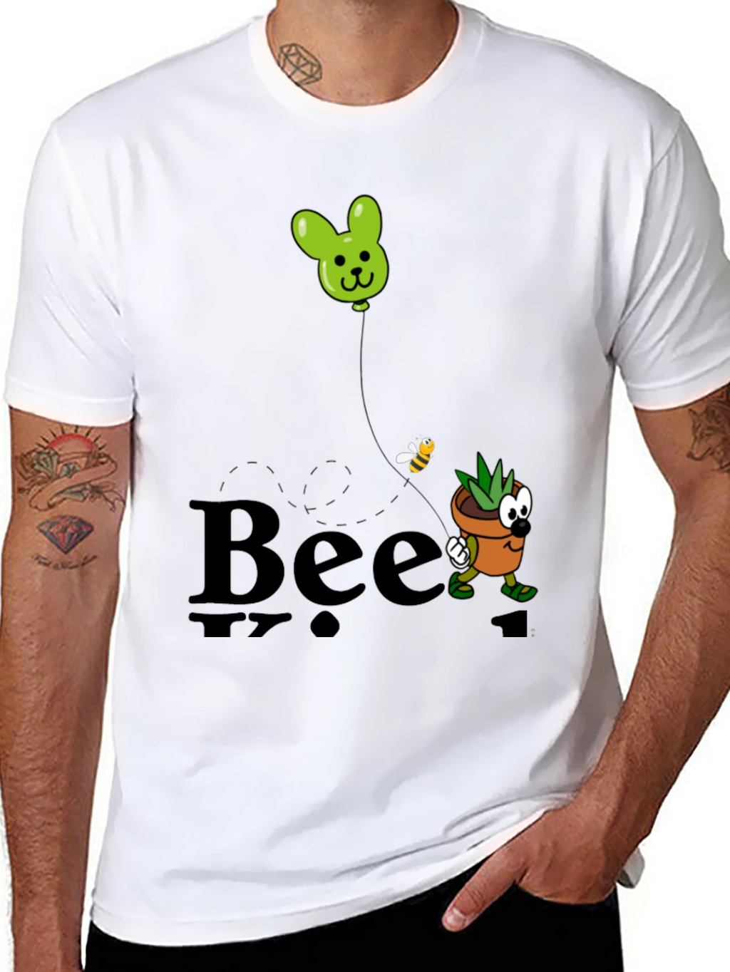 Bee Kind Funny Plant T-Shirt