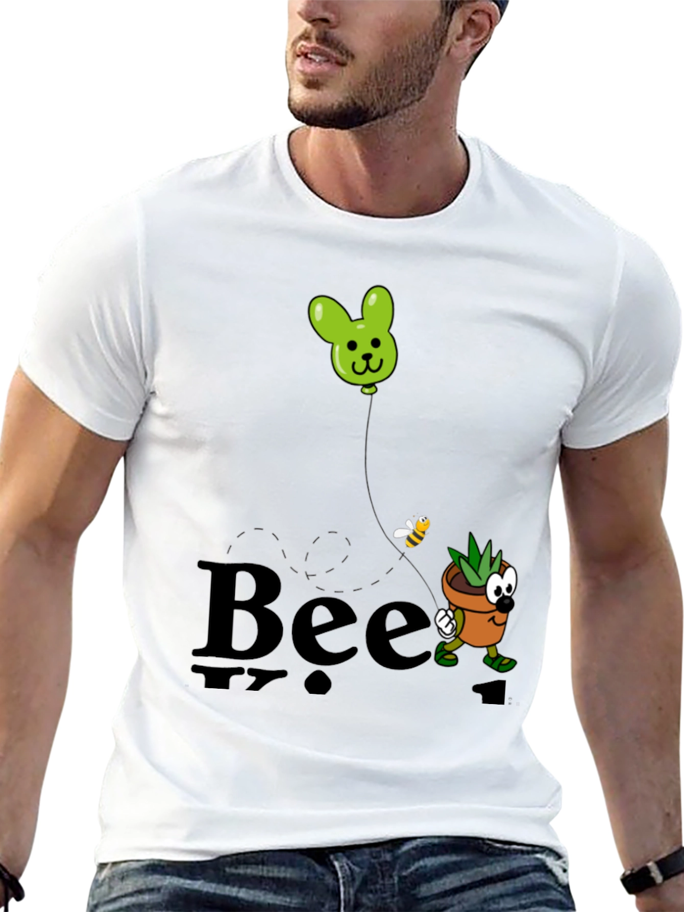 Bee Kind Funny Plant T-Shirt