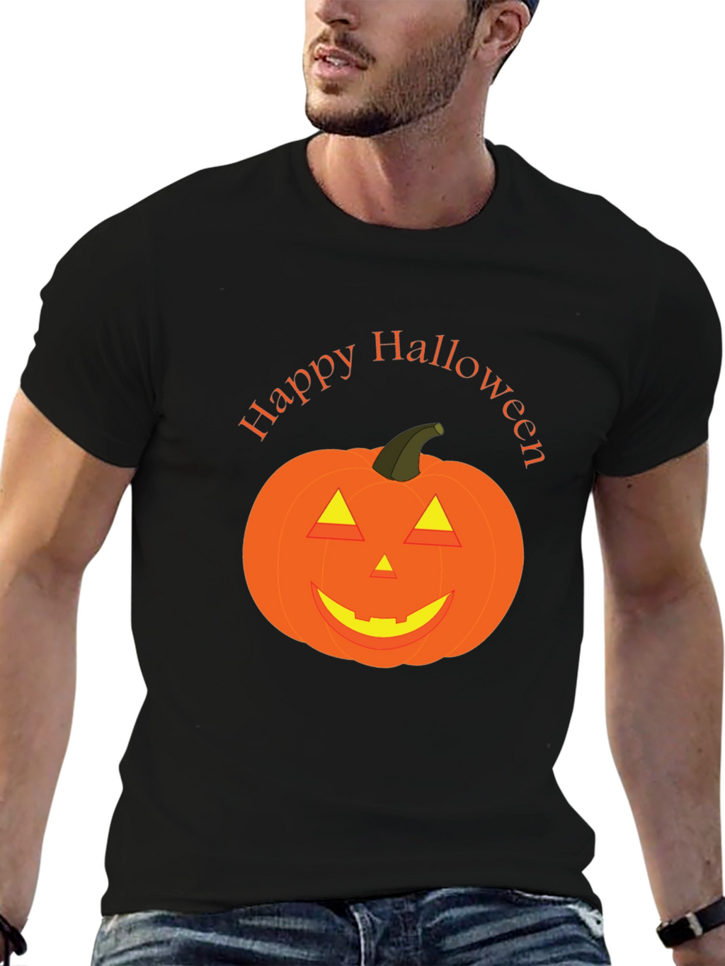 Happy Halloween Pumpkin Graphic Tee