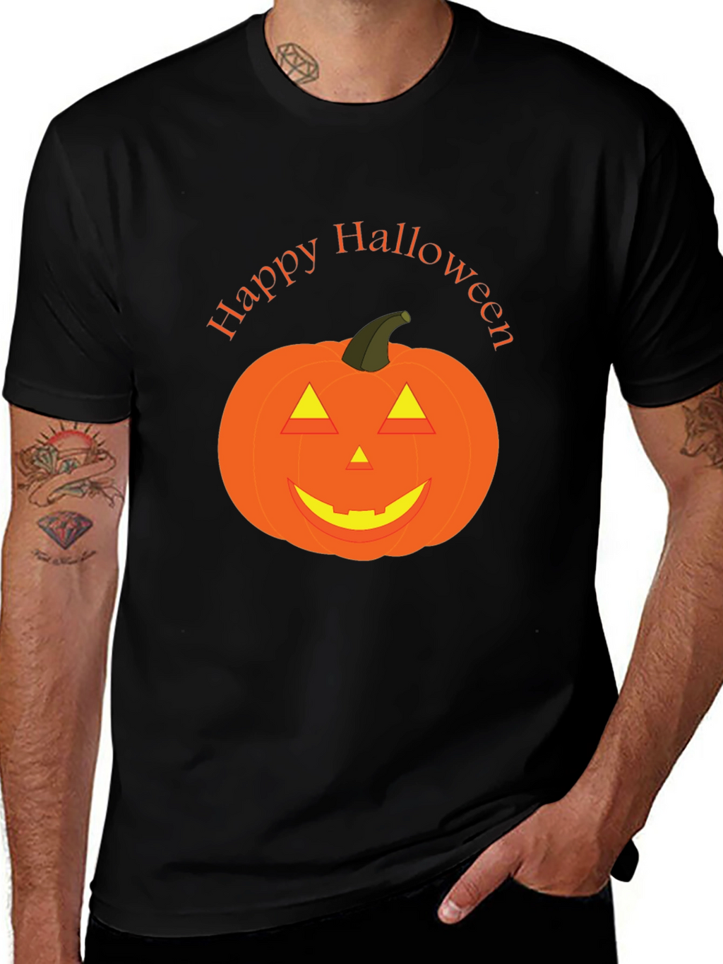Happy Halloween Pumpkin Graphic Tee