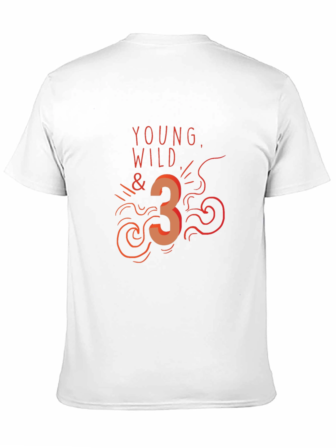 Young Wild & Three Graphic T-Shirt