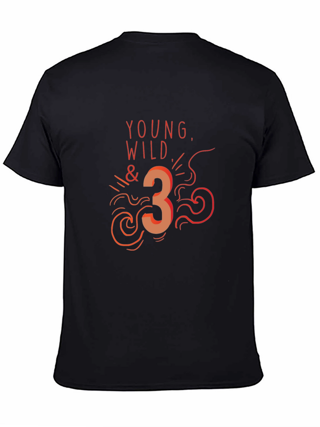 Young Wild & Three Graphic T-Shirt