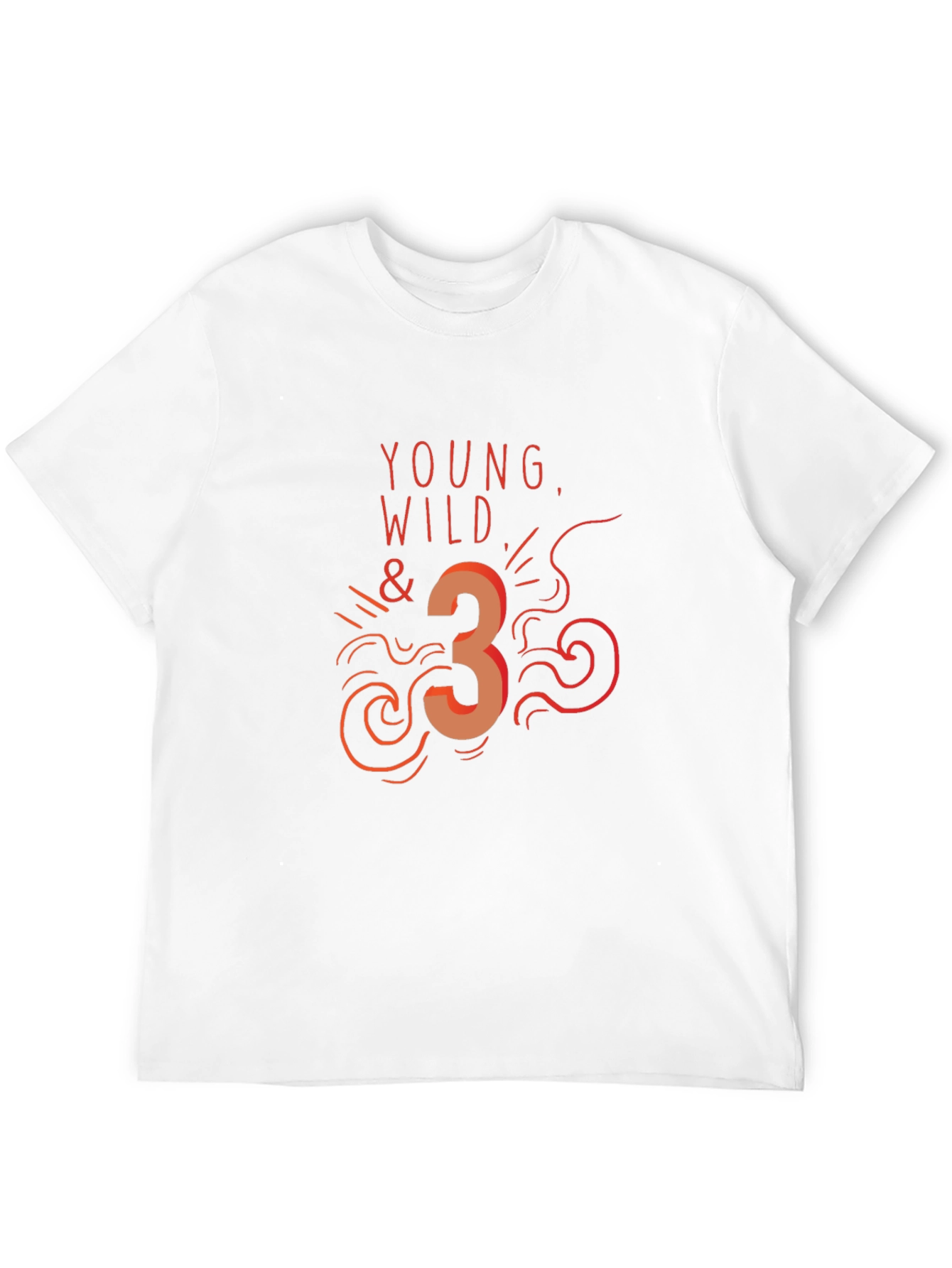 Young Wild & Three Graphic T-Shirt