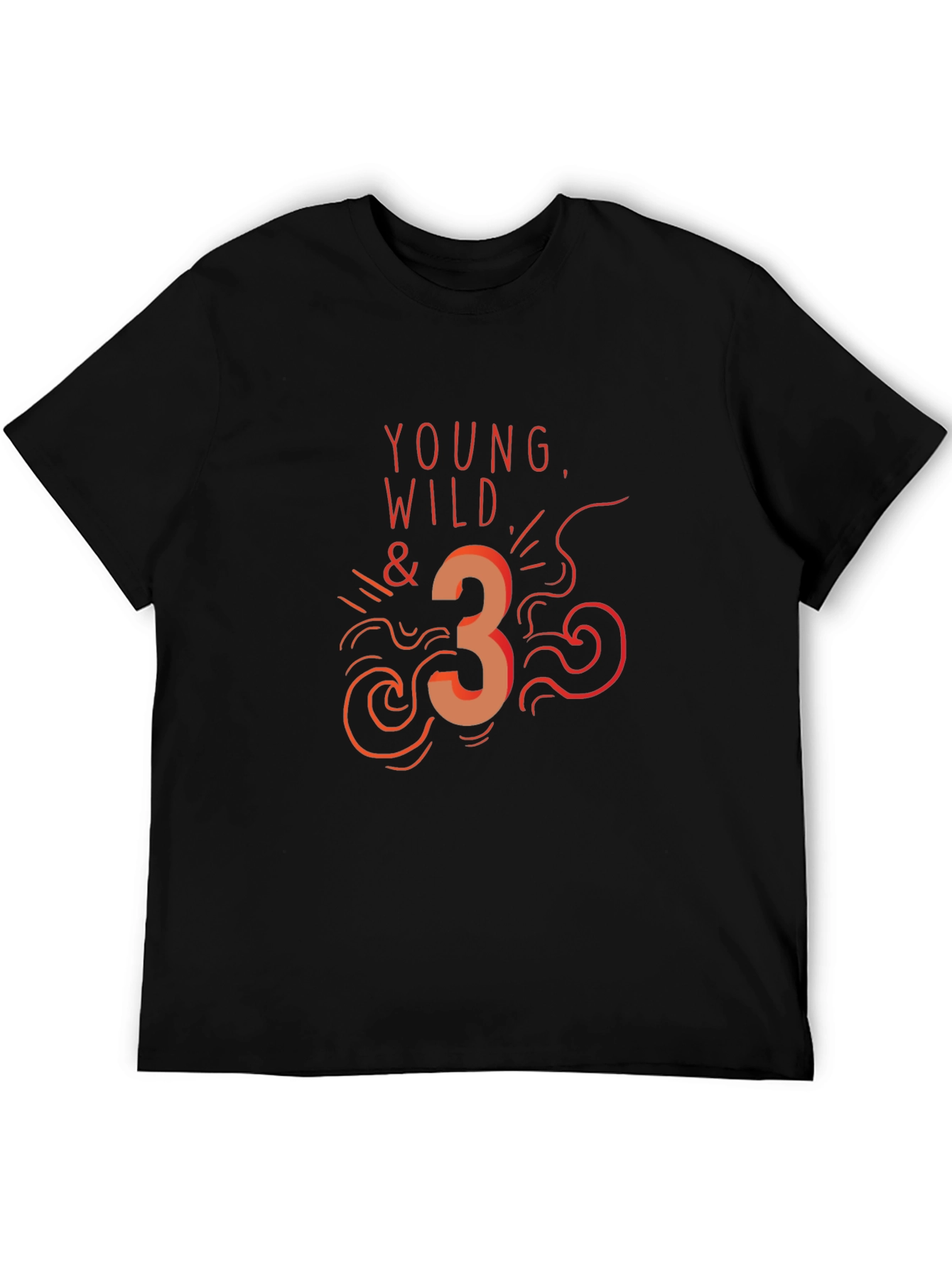 Young Wild & Three Graphic T-Shirt
