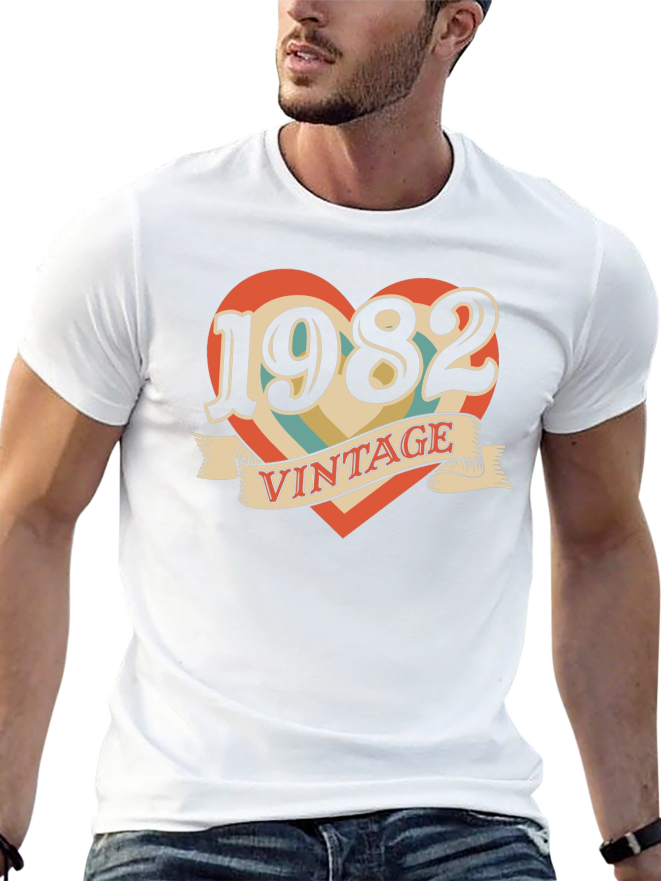 Vintage 1982 Heart T-Shirt