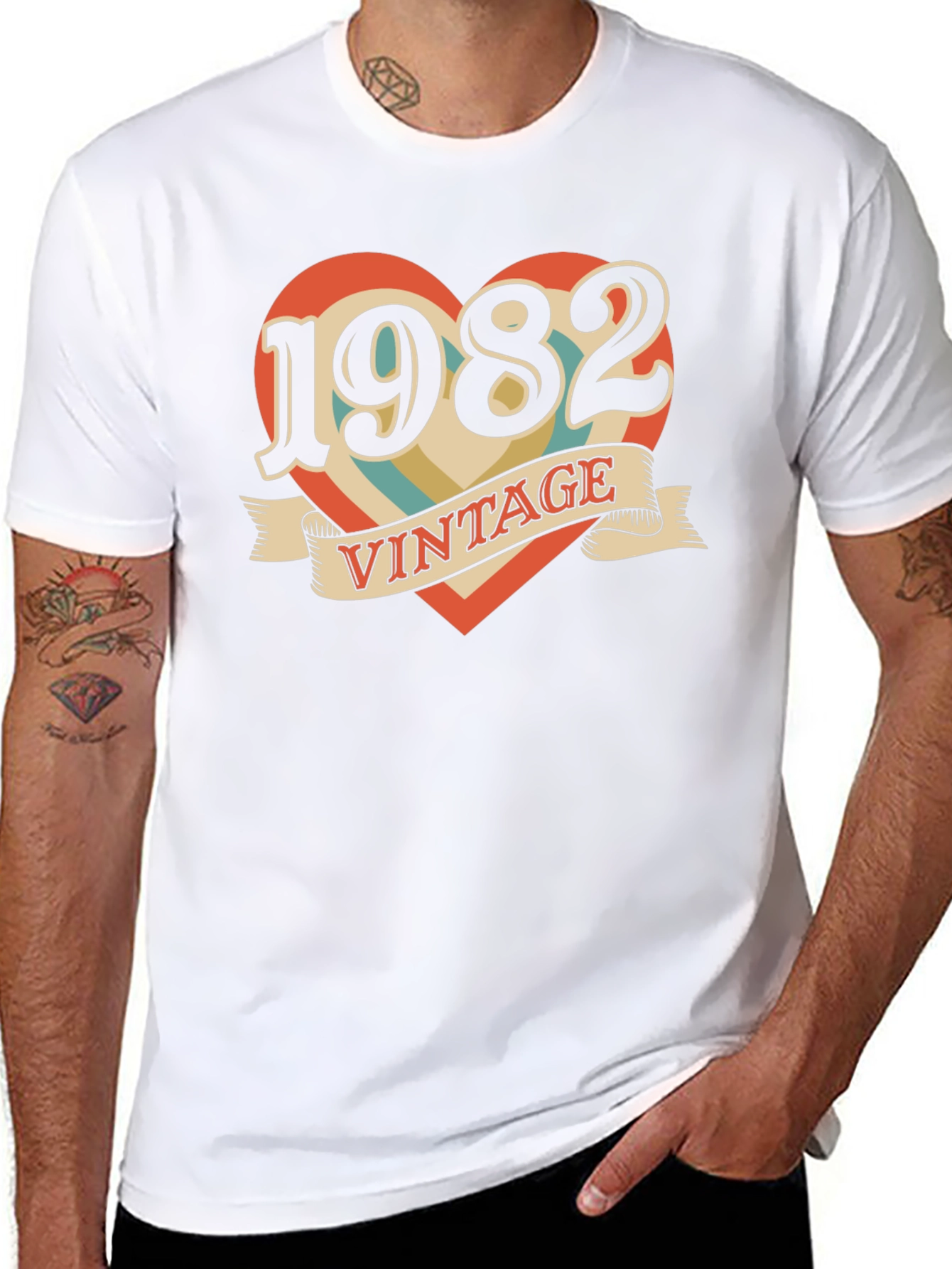 Vintage 1982 Heart T-Shirt