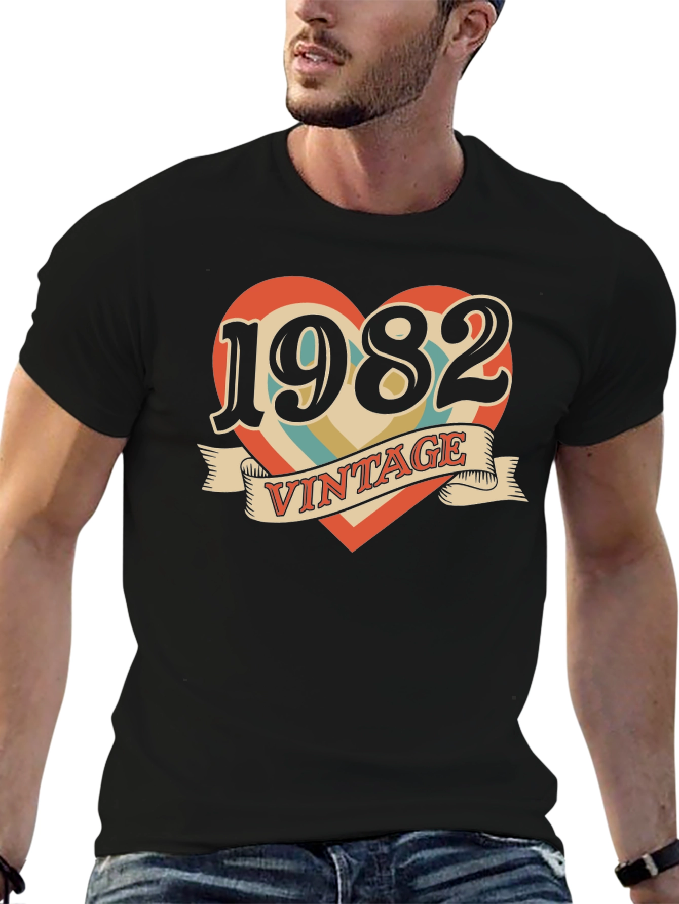Vintage 1982 Heart T-Shirt
