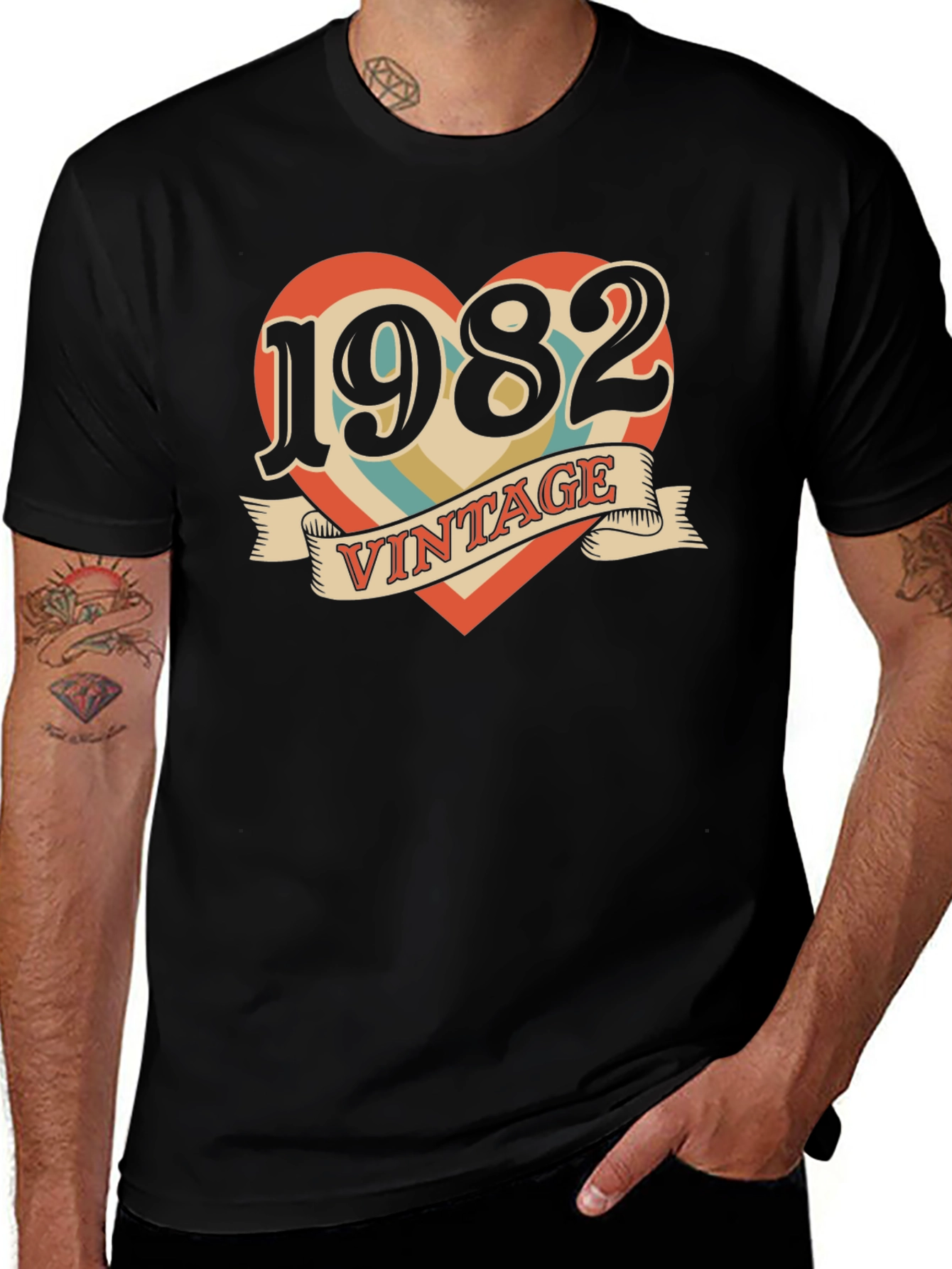 Vintage 1982 Heart T-Shirt