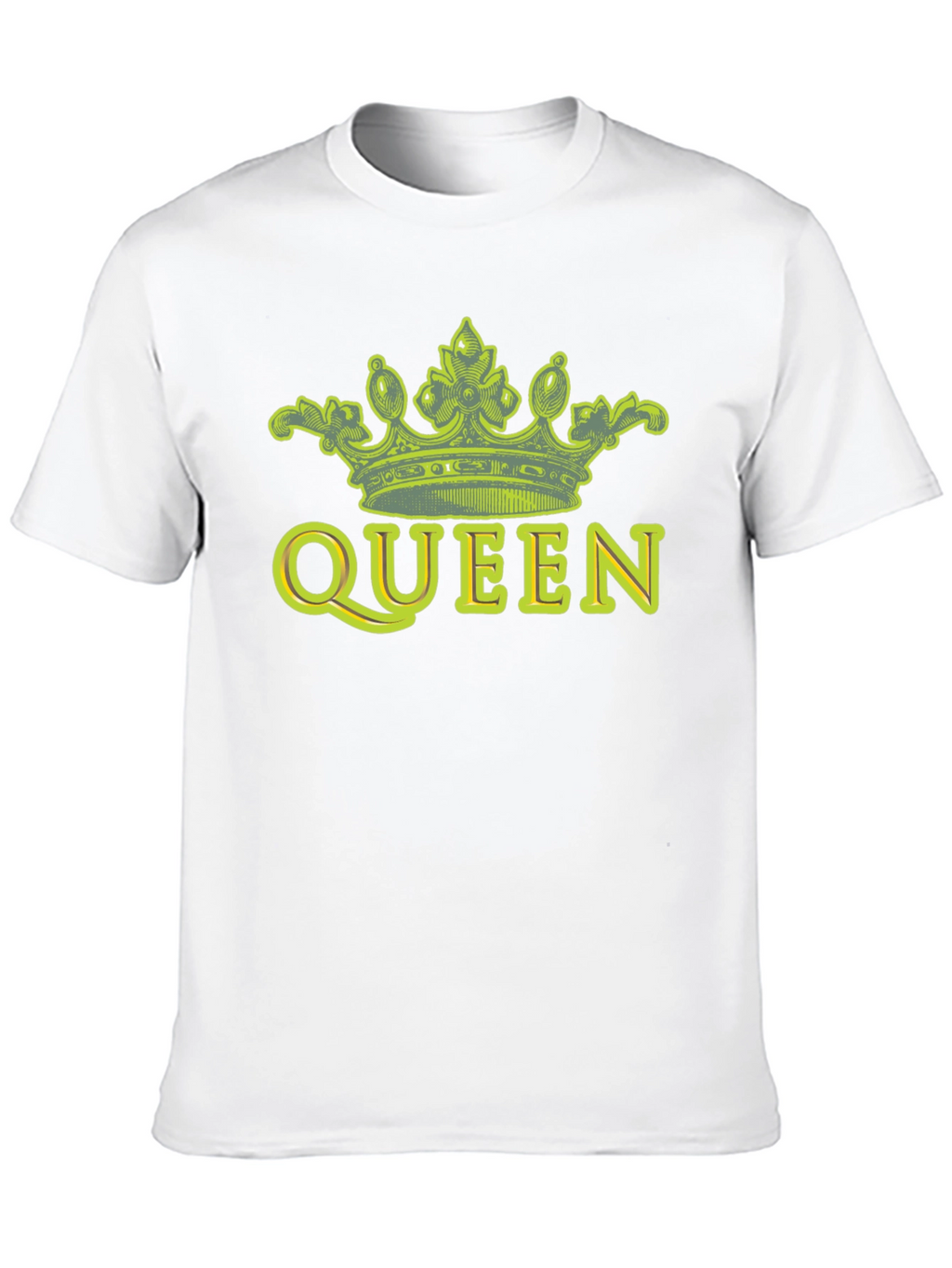 Queen Crown Graphic Tee - Black