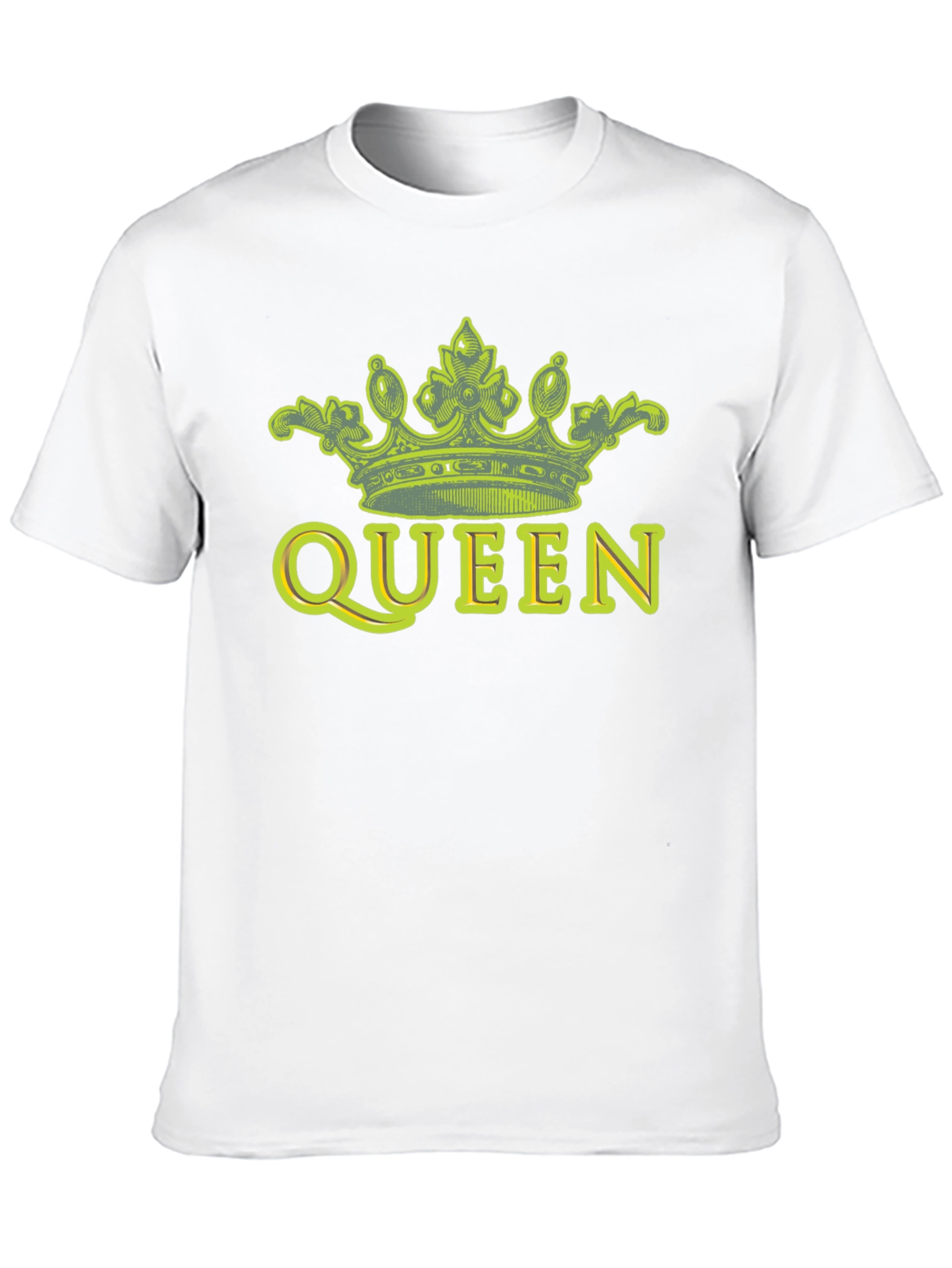 Queen Crown Graphic Tee - Black