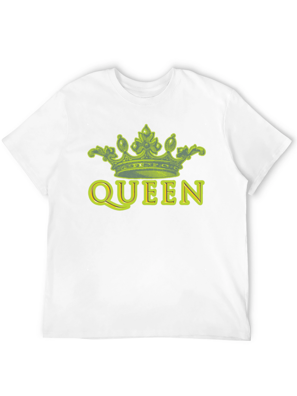 Queen Crown Graphic Tee - Black