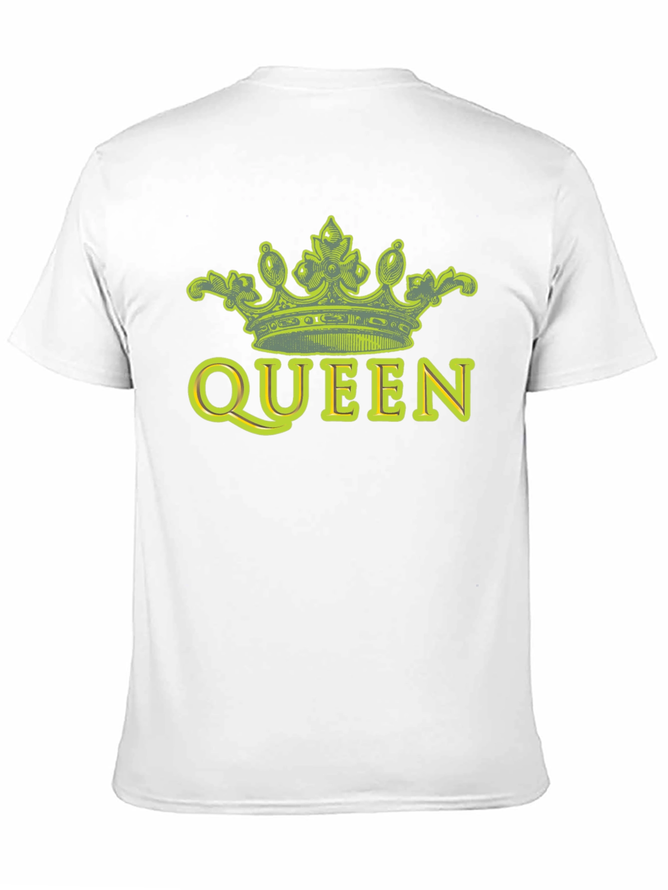 Queen Crown Graphic Tee - Black