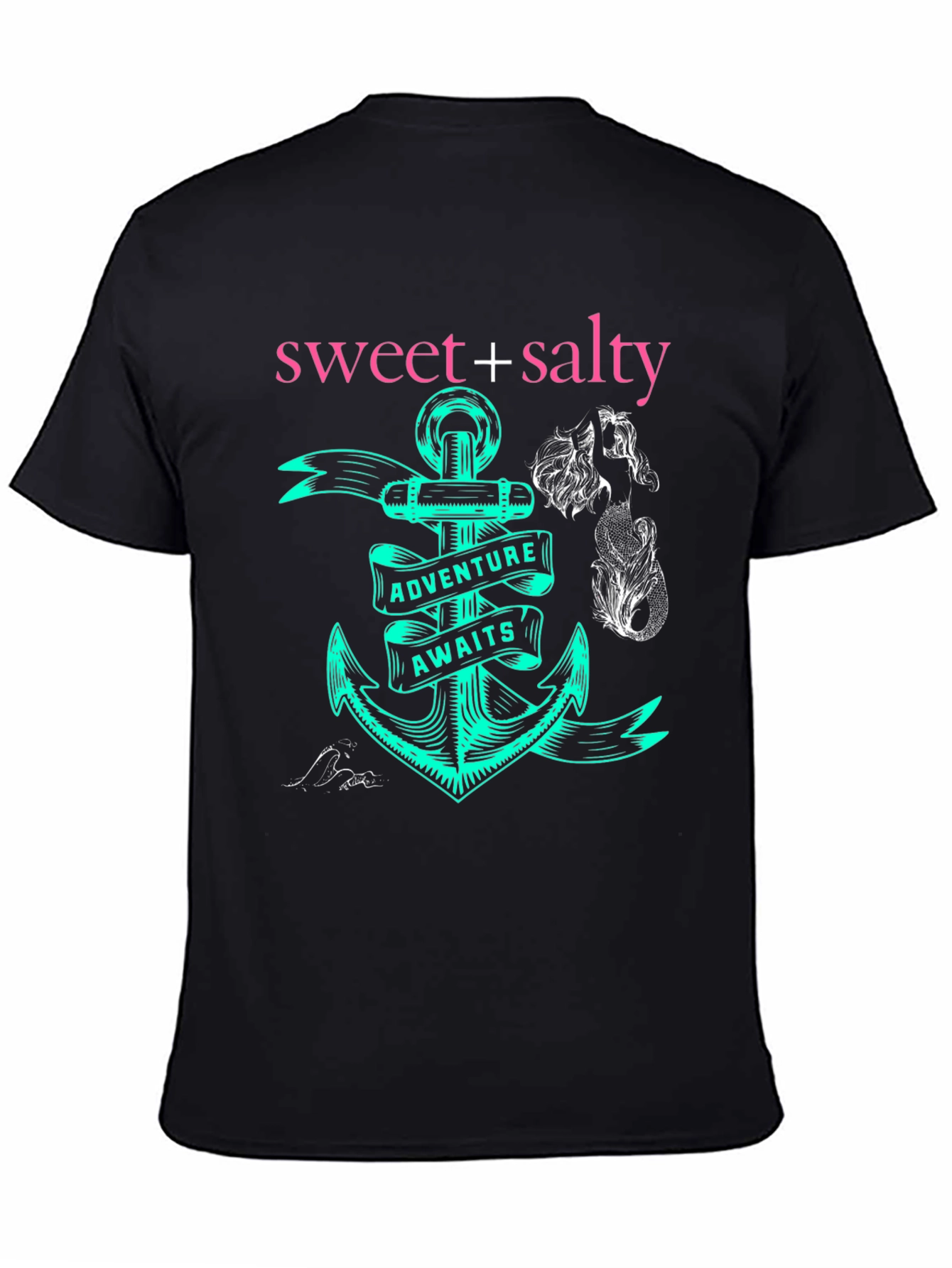Sweet + Salty Anchor Adventure Awaits Graphic Tee