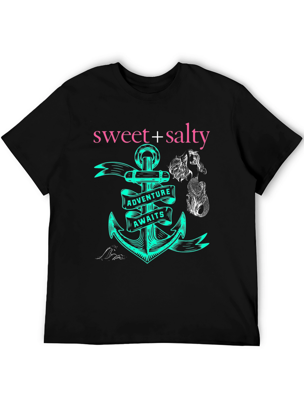 Sweet + Salty Anchor Adventure Awaits Graphic Tee