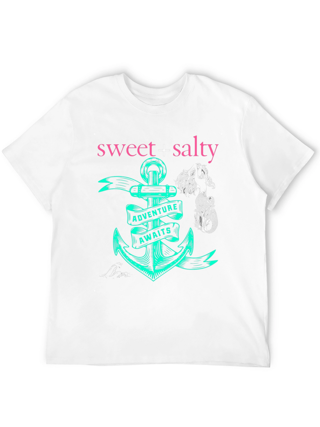 Sweet + Salty Anchor Adventure Awaits Graphic Tee