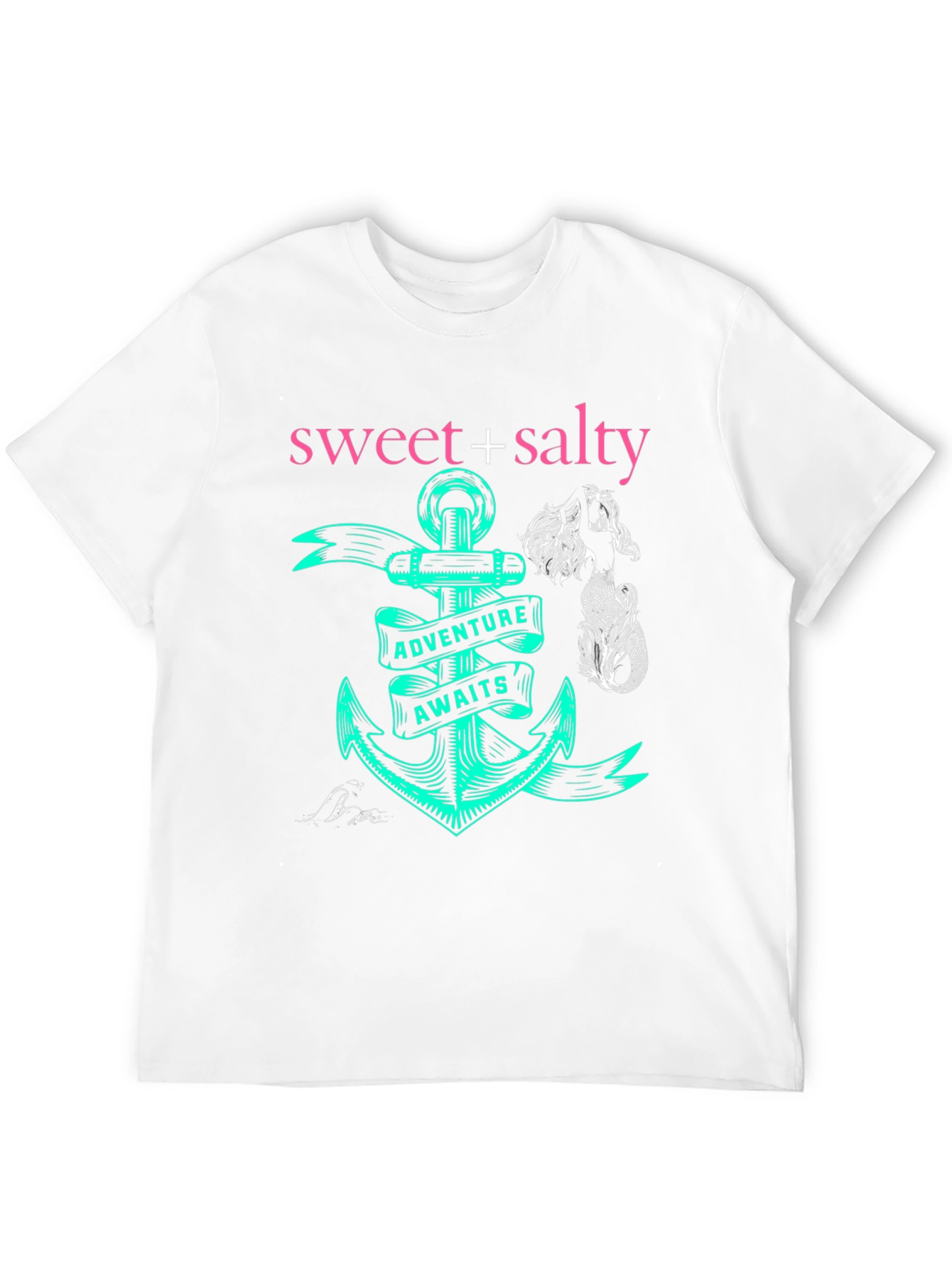 Sweet + Salty Anchor Adventure Awaits Graphic Tee