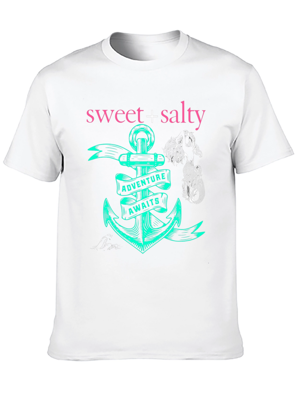 Sweet + Salty Anchor Adventure Awaits Graphic Tee