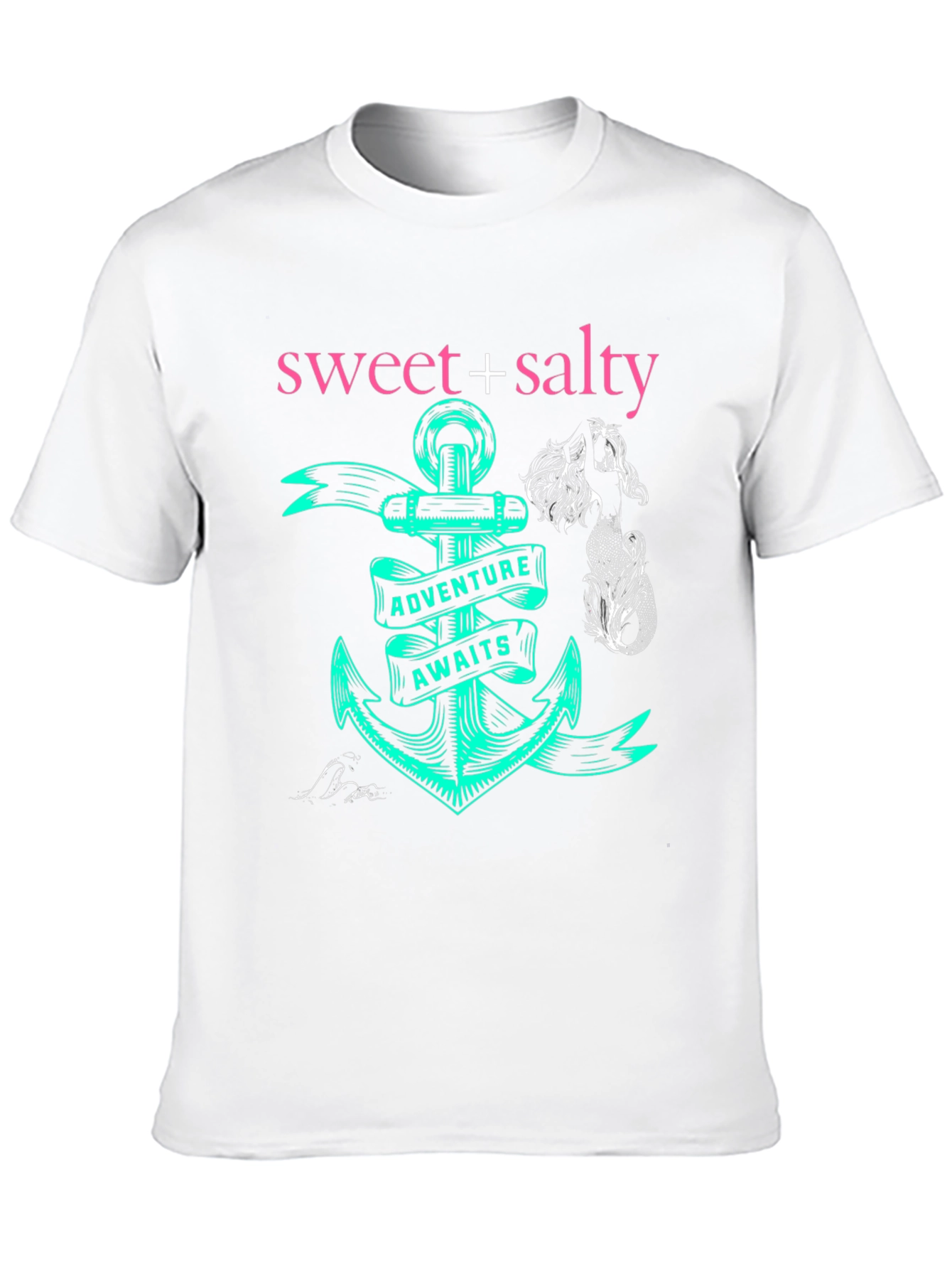 Sweet + Salty Anchor Adventure Awaits Graphic Tee