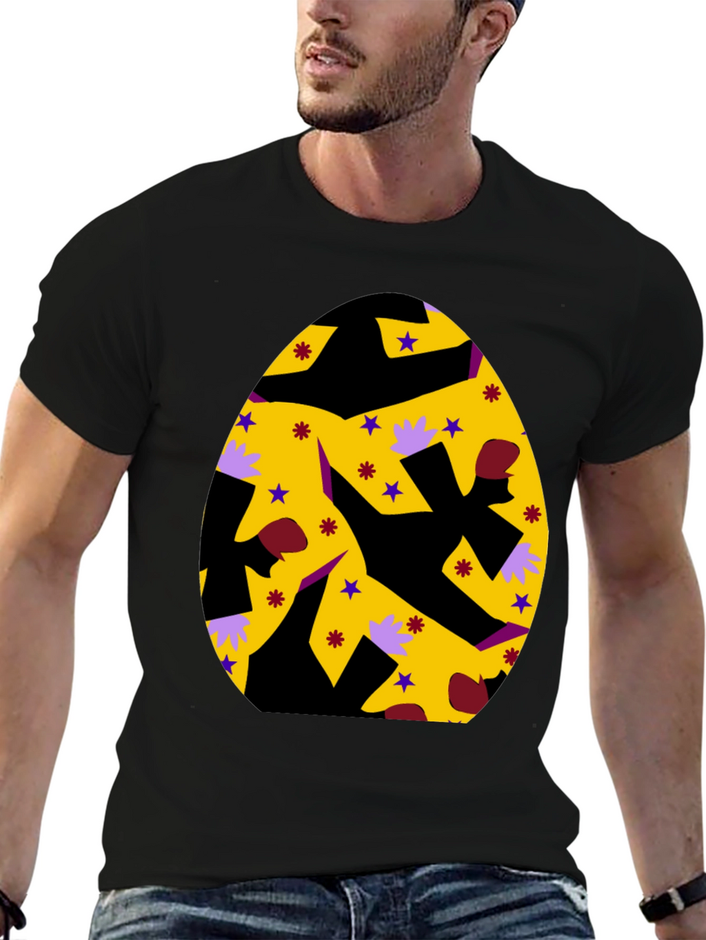Easter Egg Graphic Tee - Fun Party Shirt