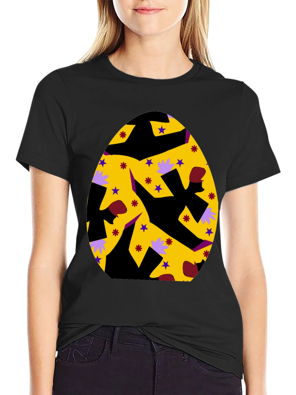 Easter Egg Graphic Tee - Fun Party Shirt