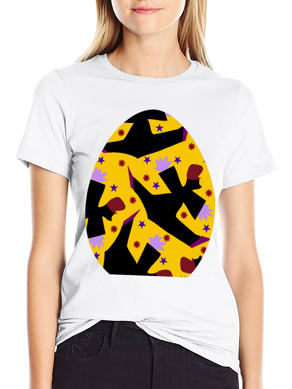 Easter Egg Graphic Tee - Fun Party Shirt
