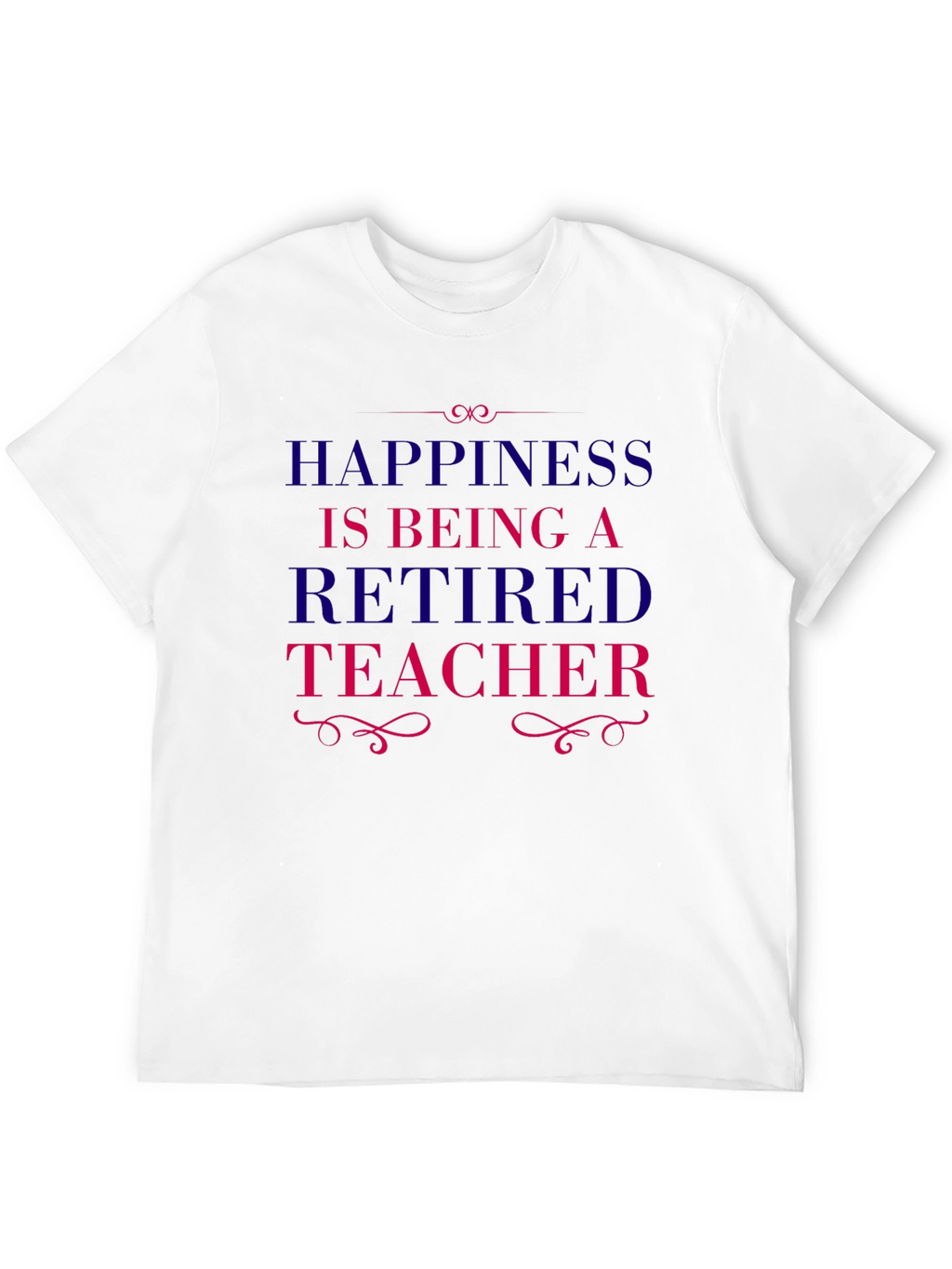 Retired Teacher Graphic Tee - Black