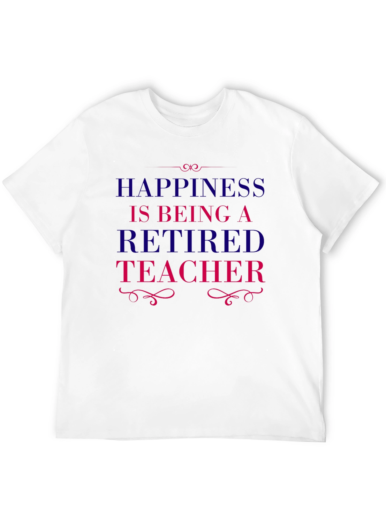 Retired Teacher Graphic Tee - Black