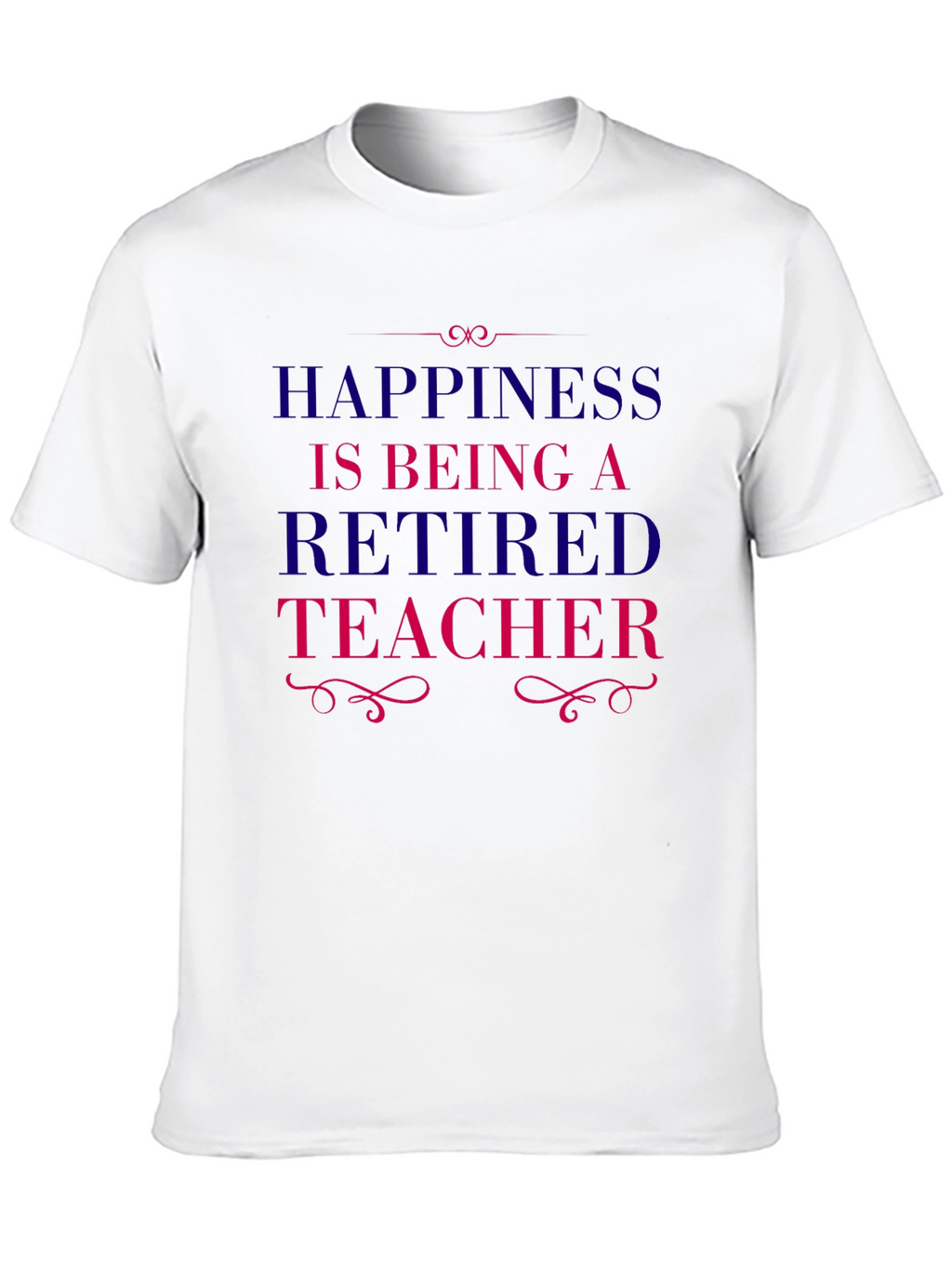 Retired Teacher Graphic Tee - Black