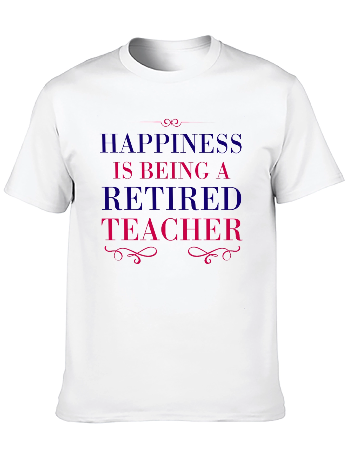 Retired Teacher Graphic Tee - Black