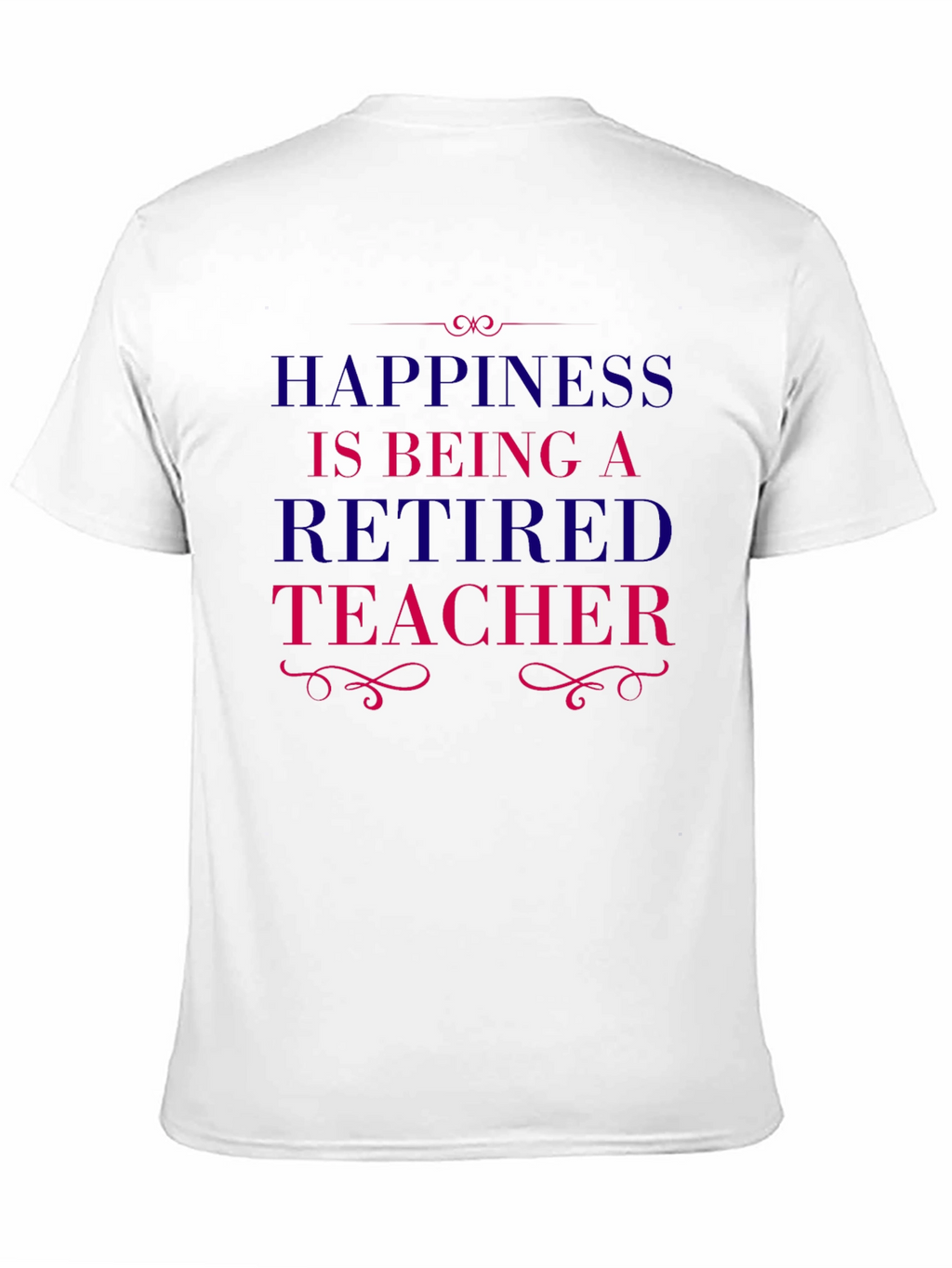 Retired Teacher Graphic Tee - Black